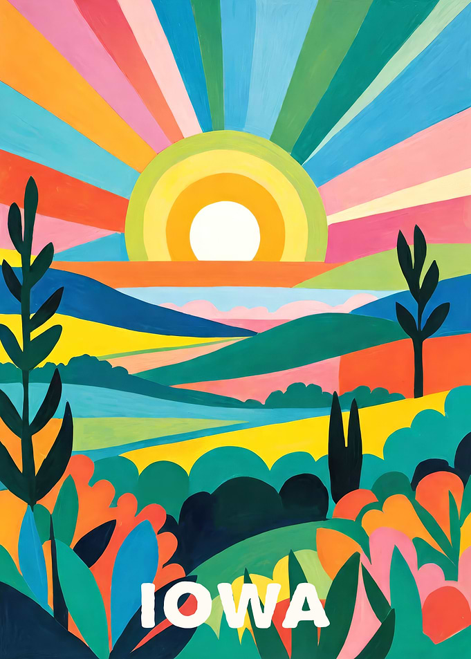 Colorful Iowa Fine Art