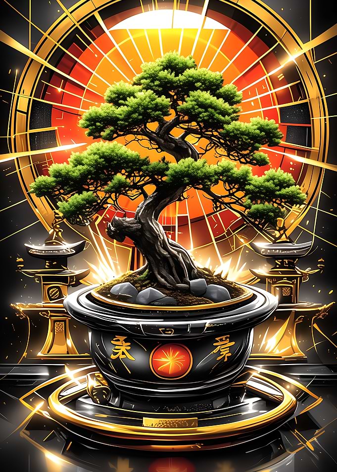 Golden Bonsai Kintsugi