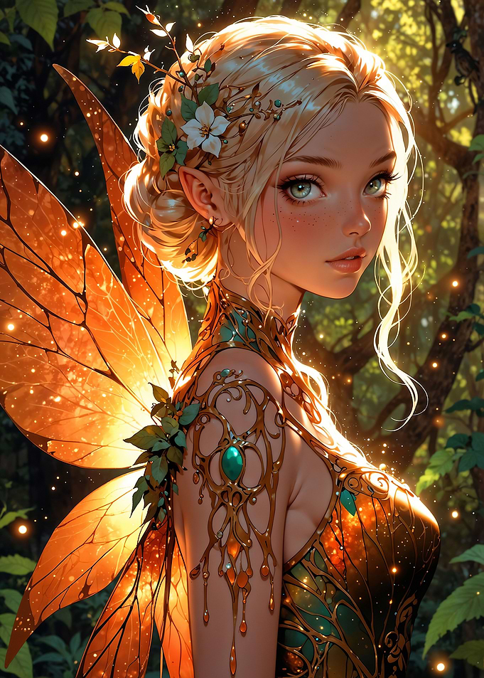 Beautiful fairy girl