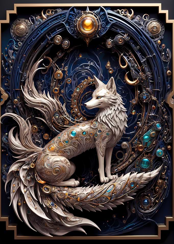 Golden Nine Tailed Fox