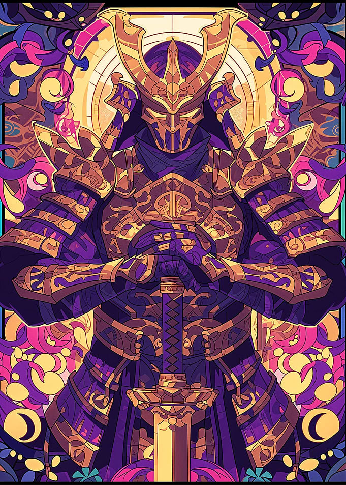 Samurai Magic Card