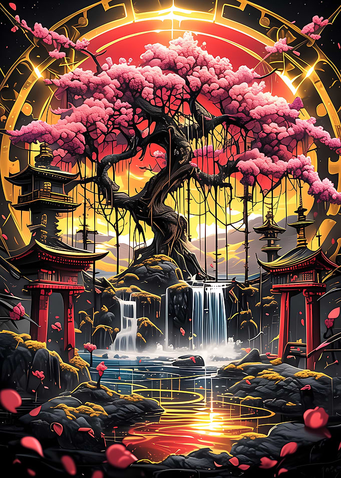 Kintsugi Asian Cherry Tree