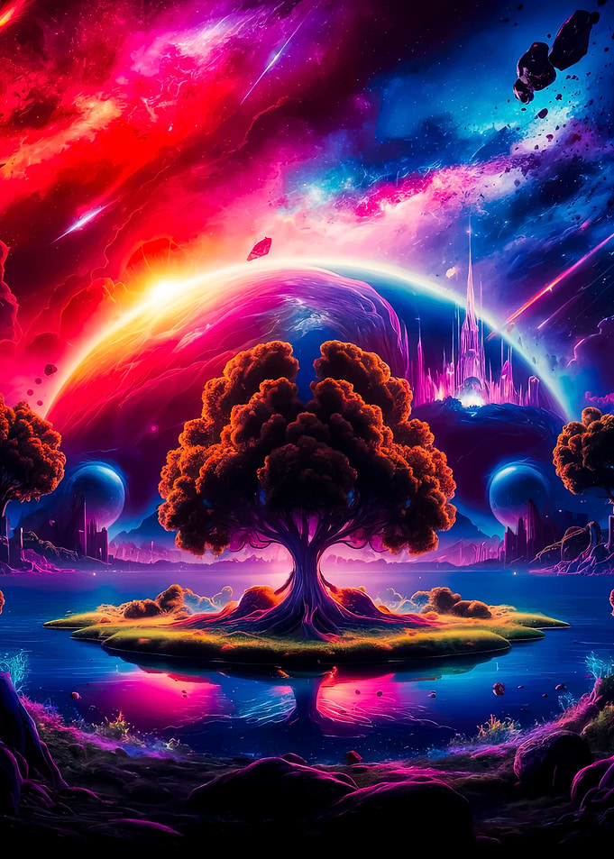 Cosmic Neon Landscape