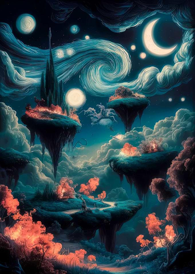 Floating mountains