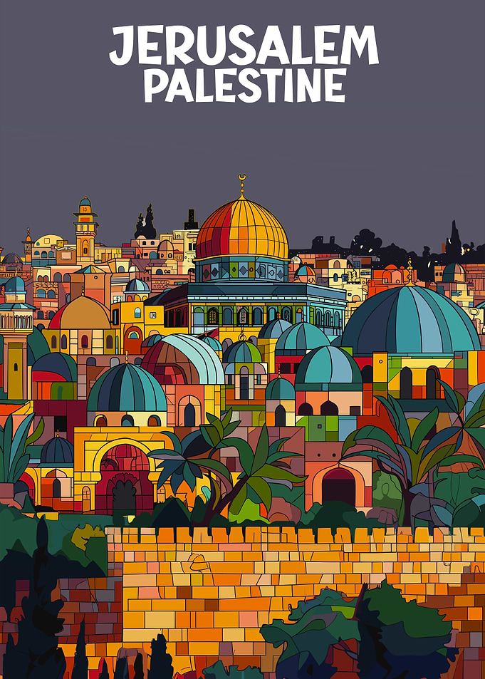 Jerusalem Palestine Poster