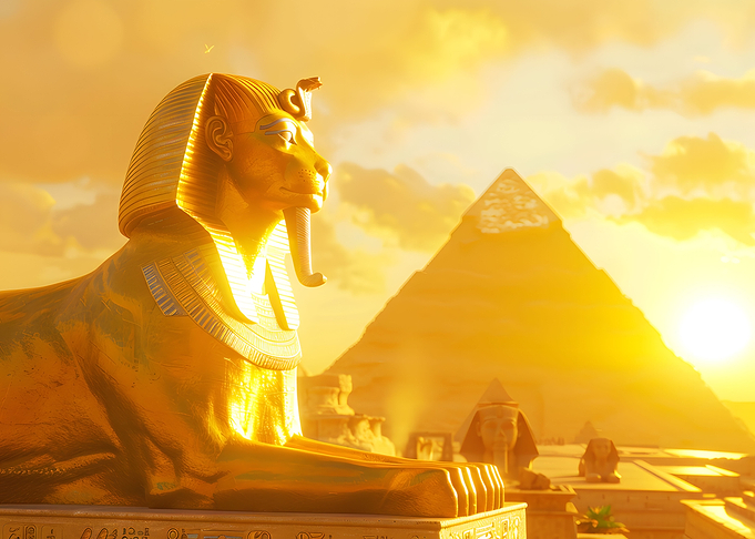 Golden Sphynxof Giza