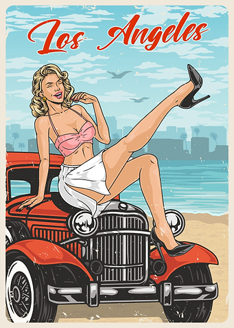 Los Angeles Pin Up Girl
