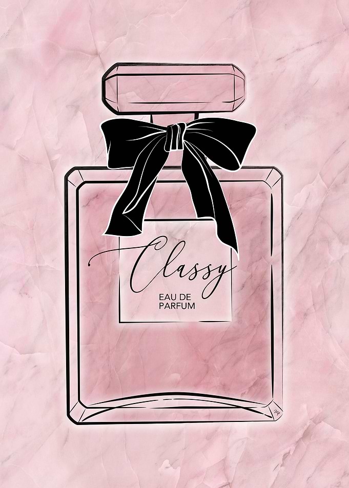 Classy Perfume Bottle Blue