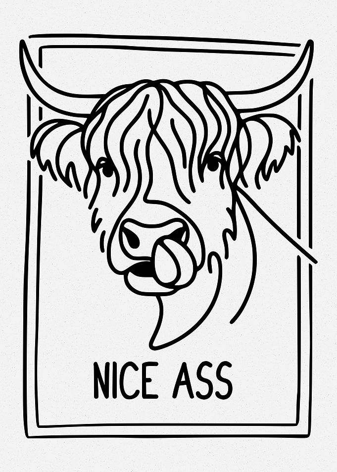 Cow Nice Ass Bathroom