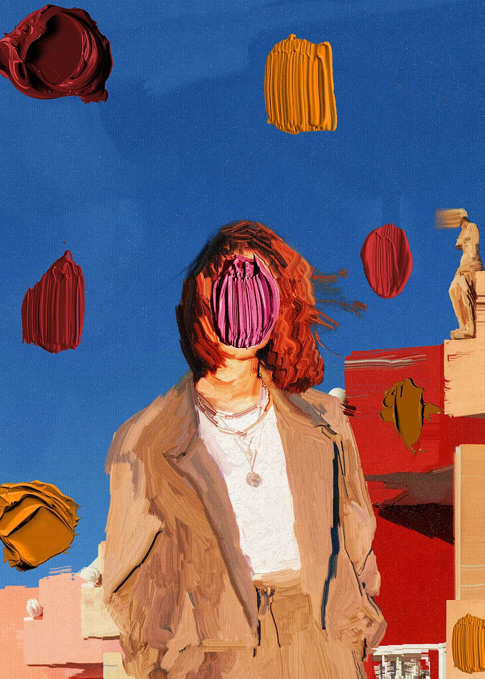 Paint Blobs Surrealism Art