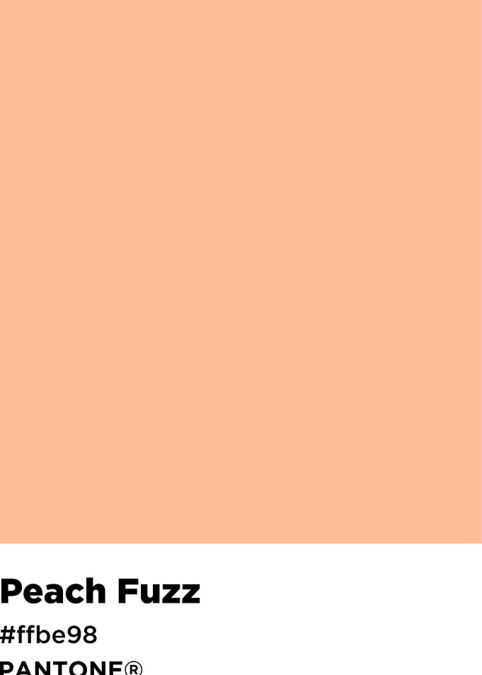 peach fuzz pantone color