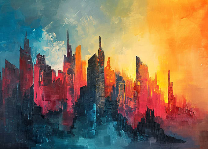 Desert cityscape