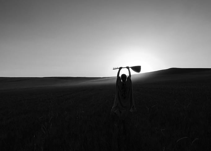 black and white dawn