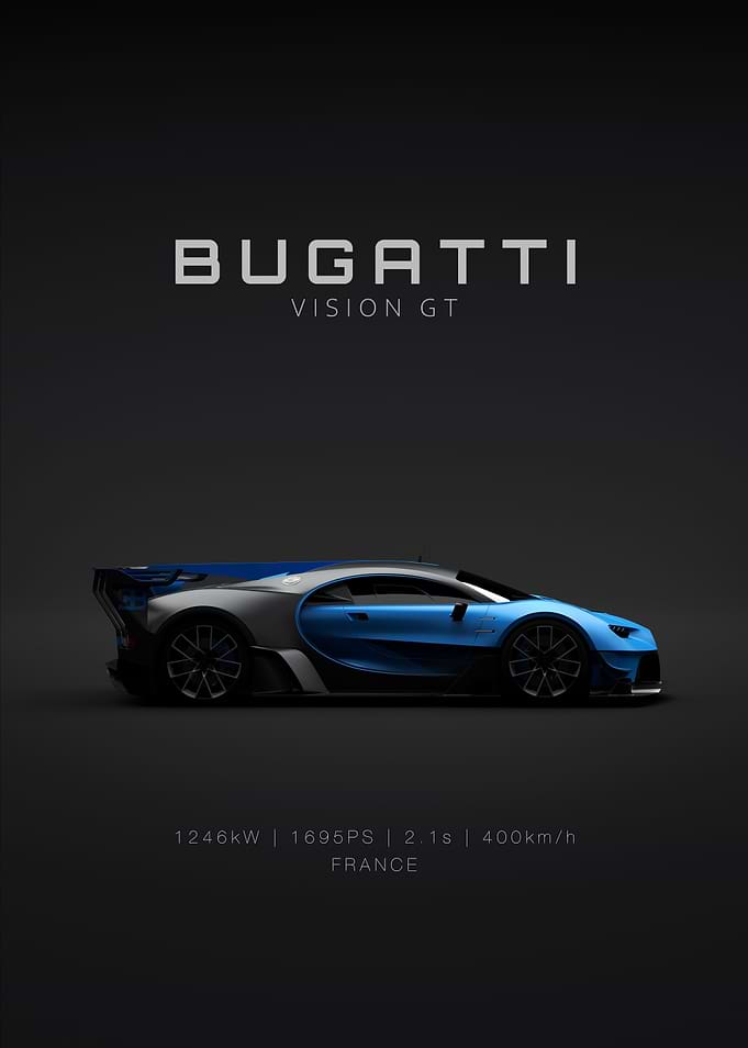Bugatti Vision GT Blue