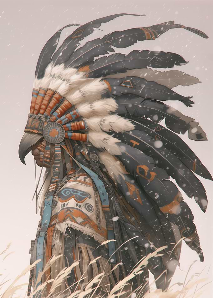 Tribal Feather Headdress