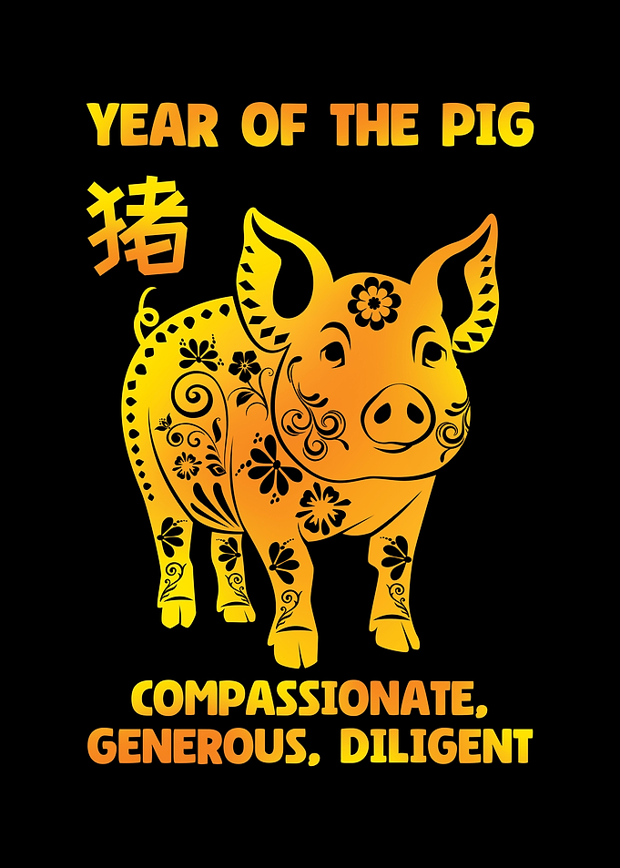 Chinese New Year Of Pig