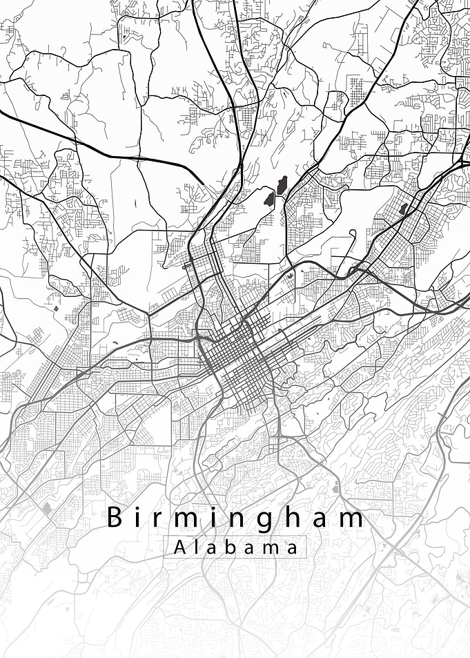 Birmingham Alabama Map