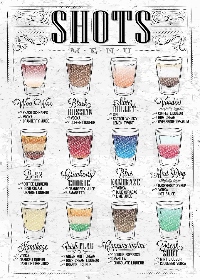Shots Menu