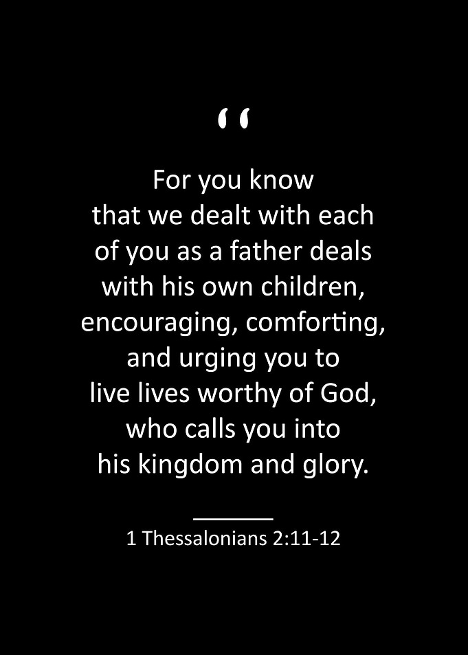 1 Thessalonians 2 11 12