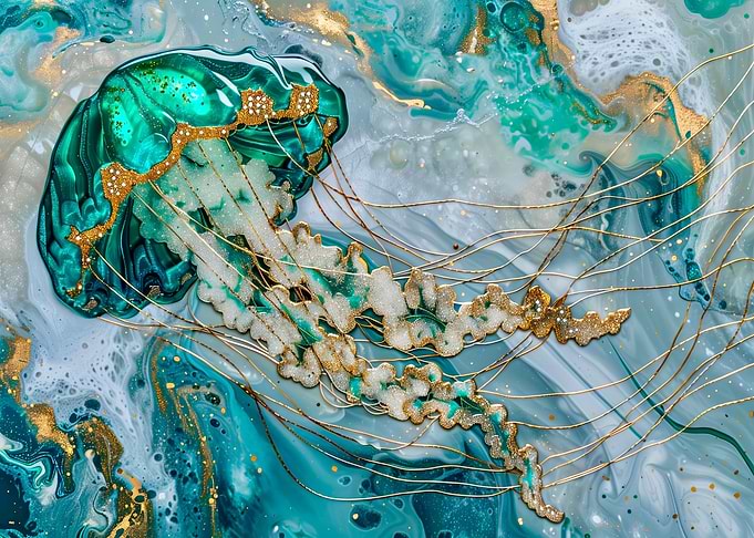 Kintsugi Art of Jellysfish