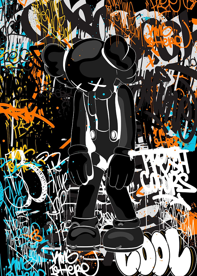 Dark kaws