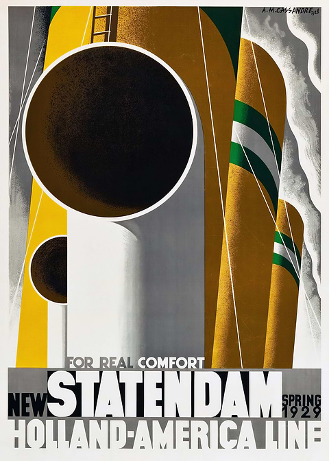 Vintage Voyage Elegance — vintage poster restored on metal