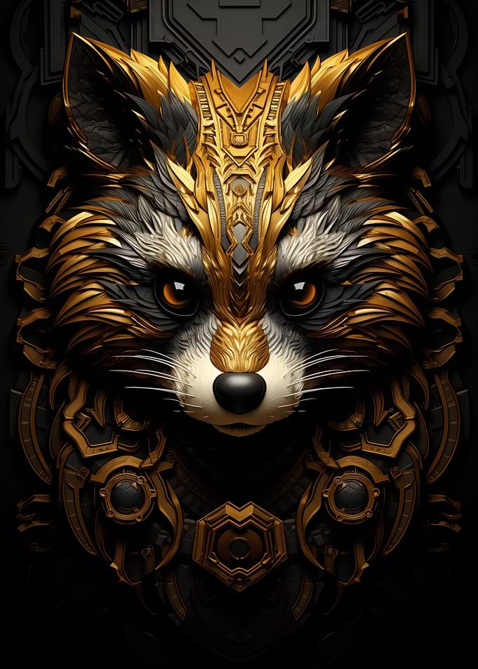 Metallic Raccoon