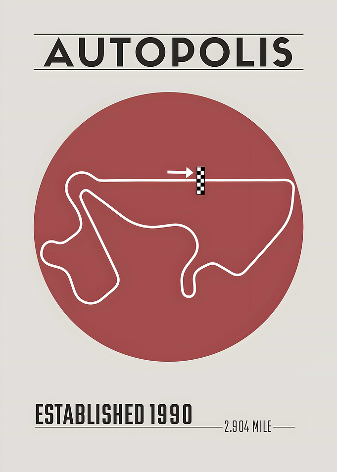 Autopolis Track Layout
