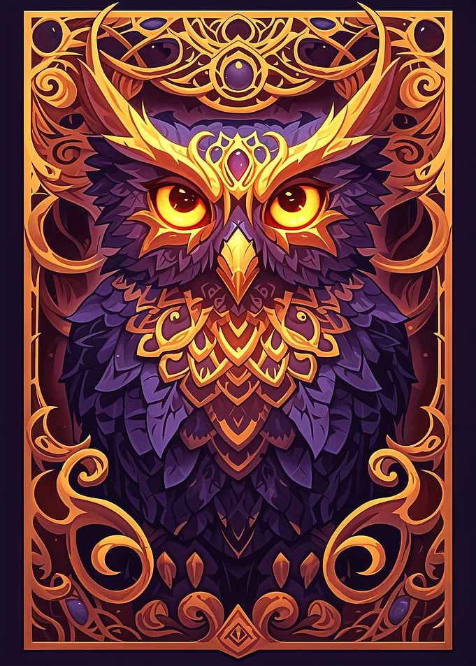 Owl Magic Card