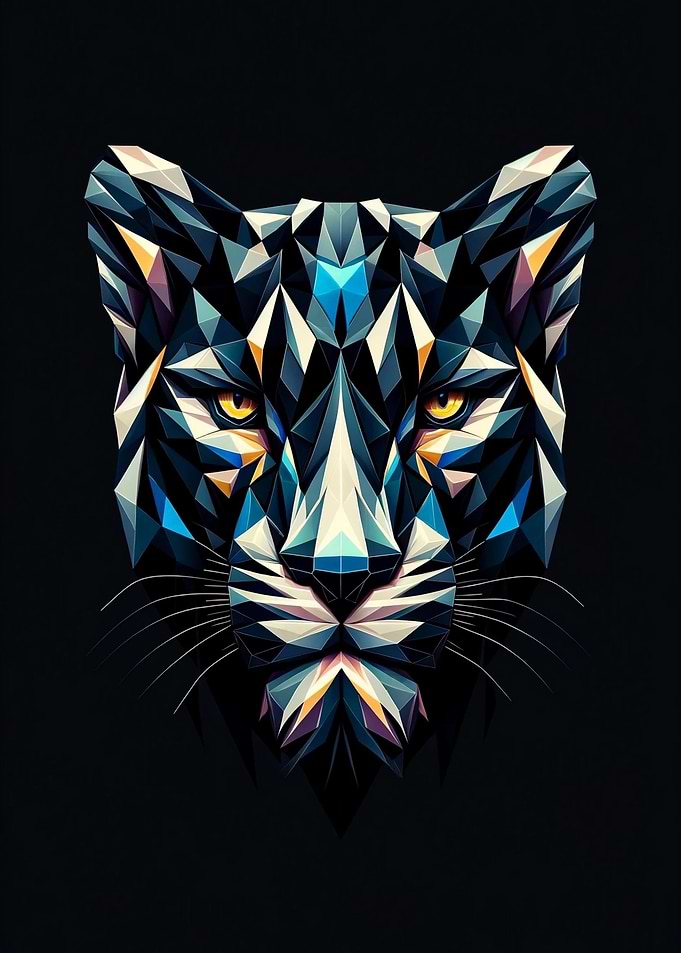 Geometric Panther