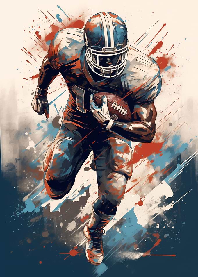 American football player