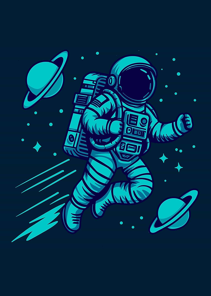 Astronaut squeeze