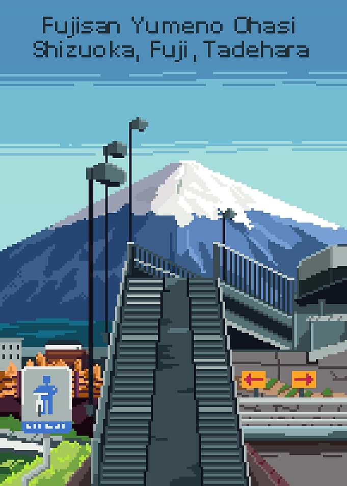 Fujiyama Tadehara pixel