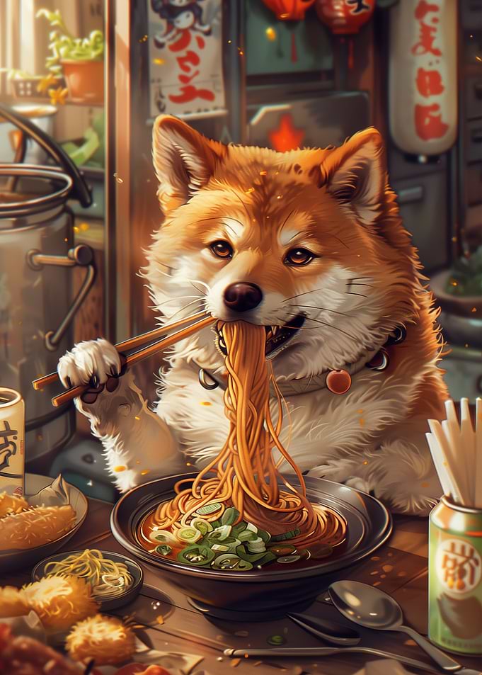 Ramen Shiba inu