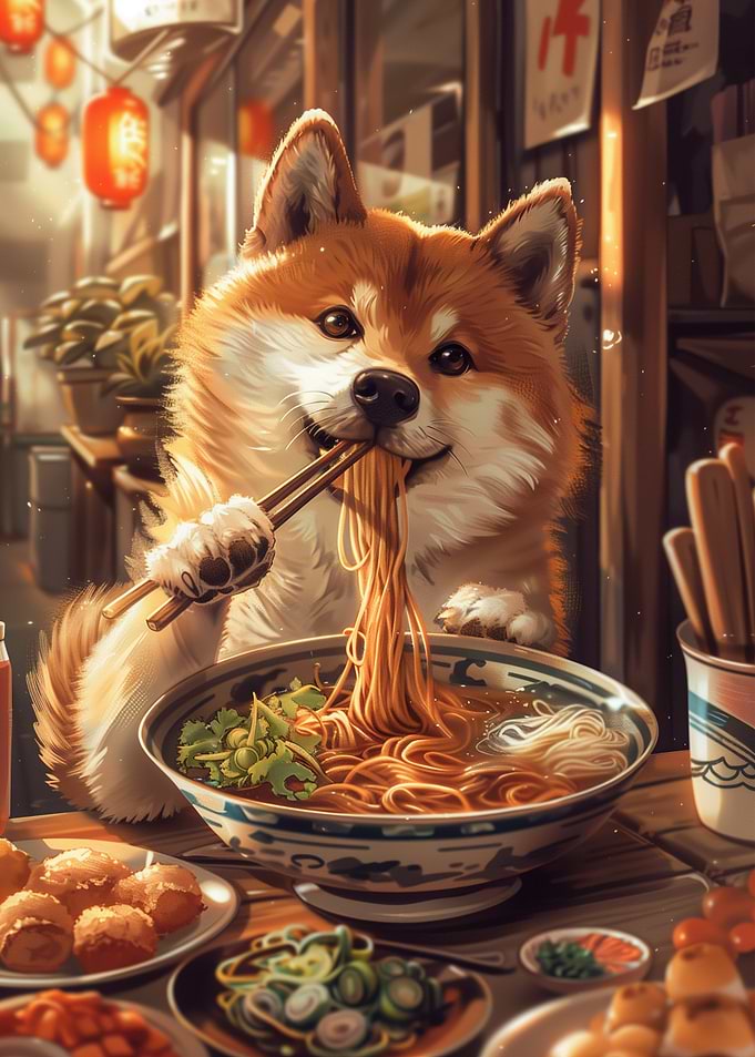 Ramen Shiba inu