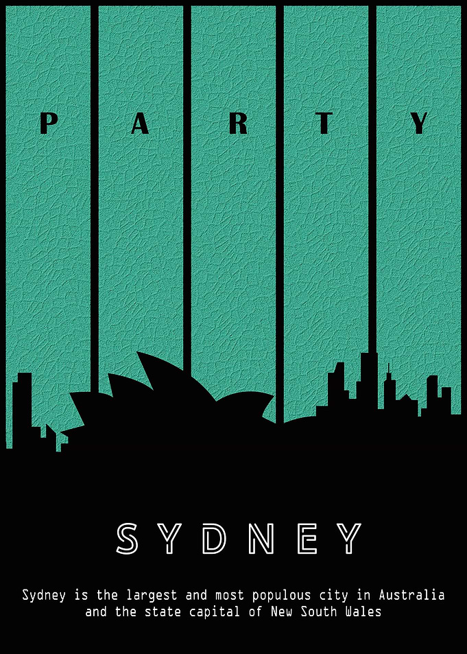city skyline of sydney
