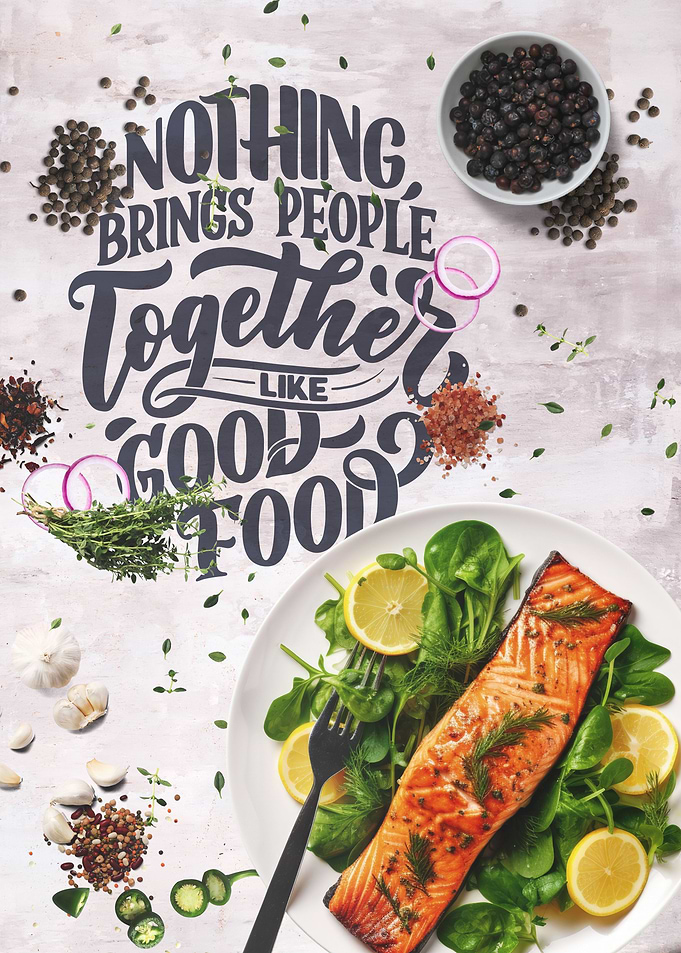 Good Food Salmon Spinach