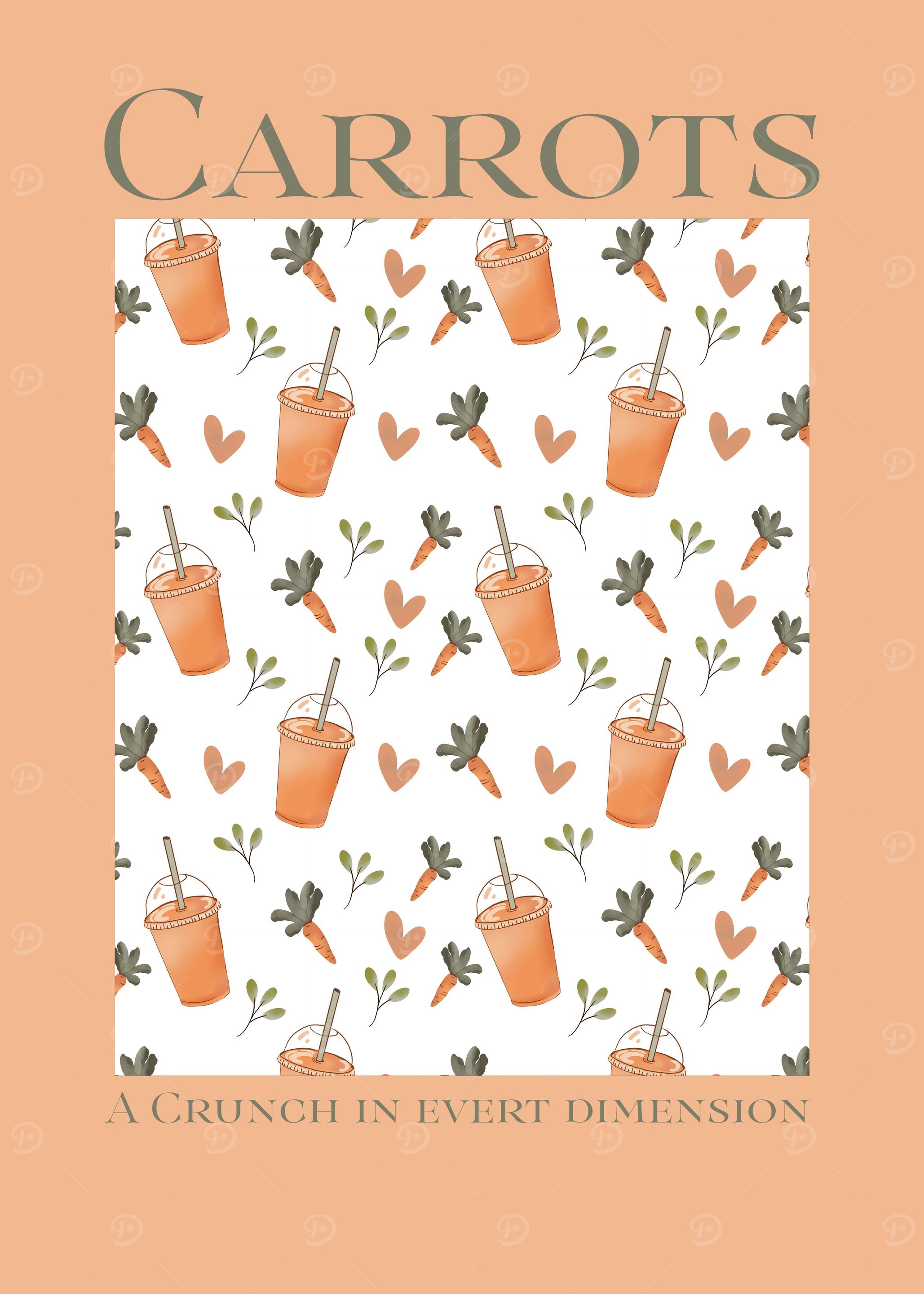 Carrot Craze Pattern