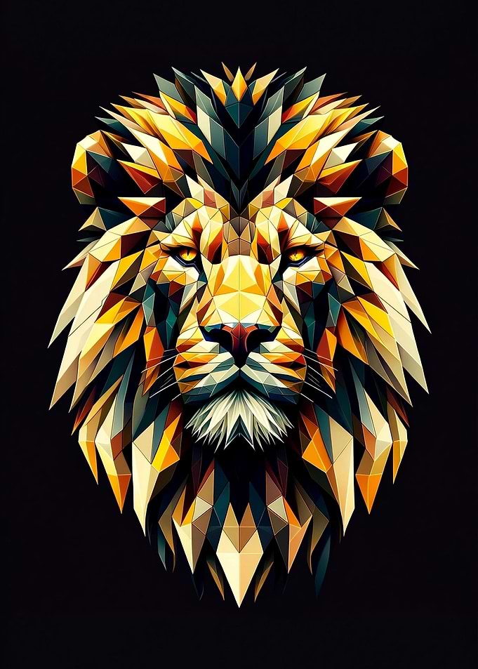 Geometric Lion