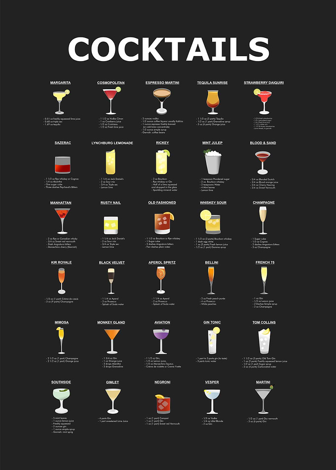 cocktails new minimalist