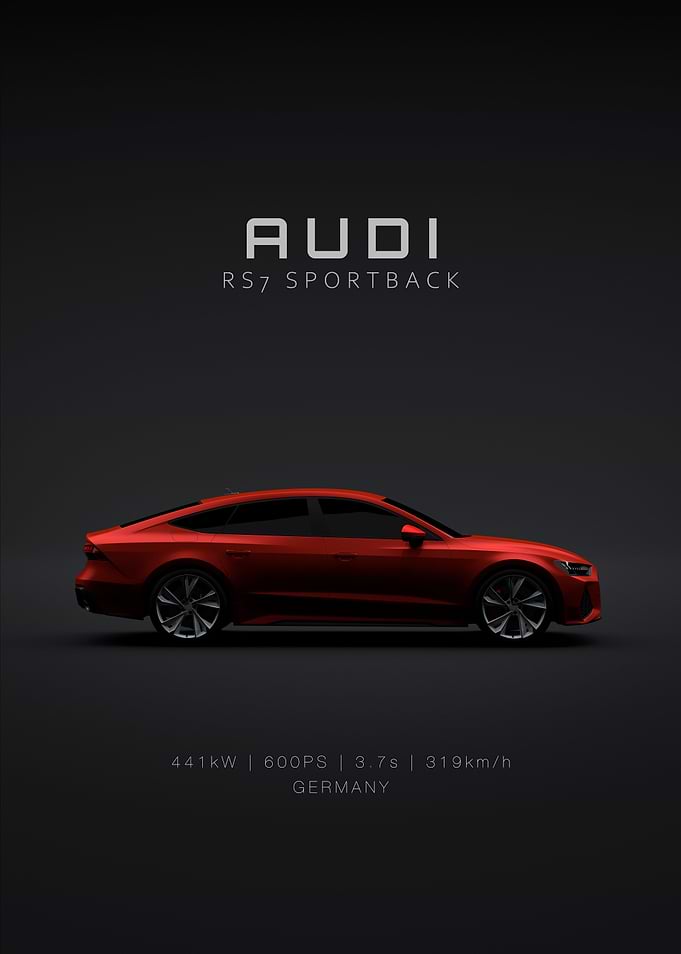 Audi RS7 Sportback Red