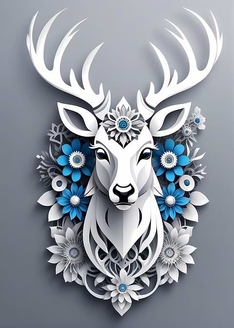Deer Head Flower