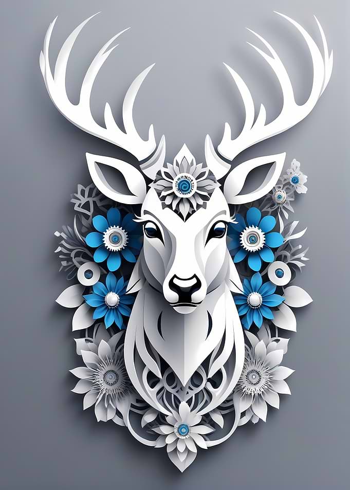 Deer Head Flower