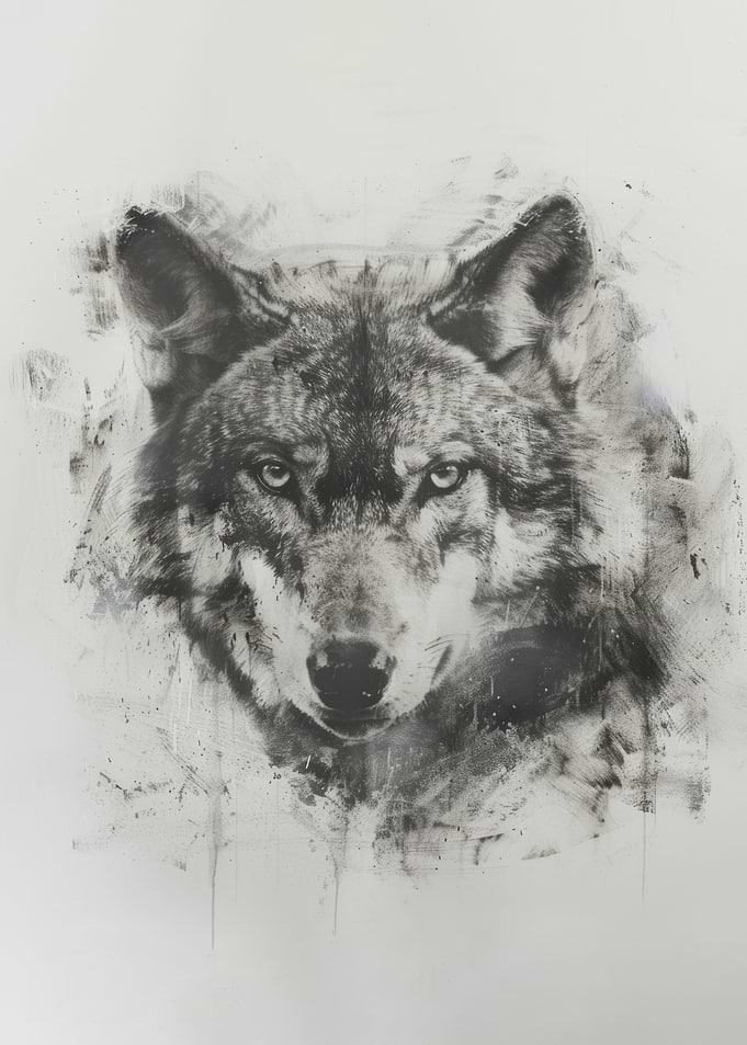 Wolf in Charcoal