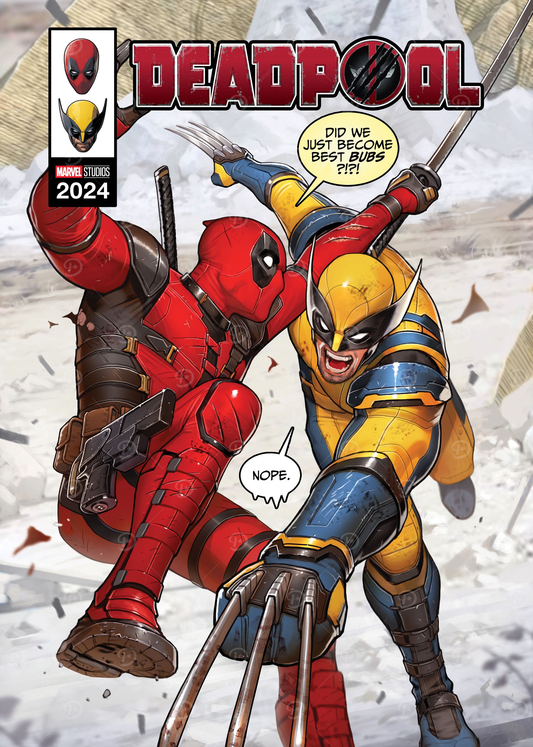 Deadpool and Wolverine' Posters | Marvel | Displate