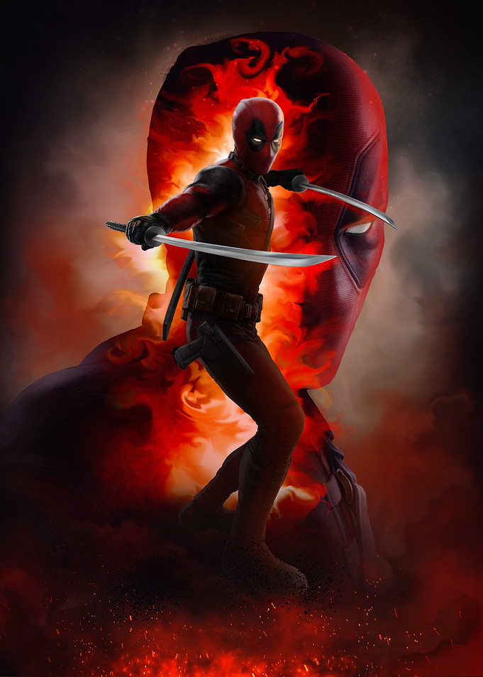 Fiery Double Deadpool