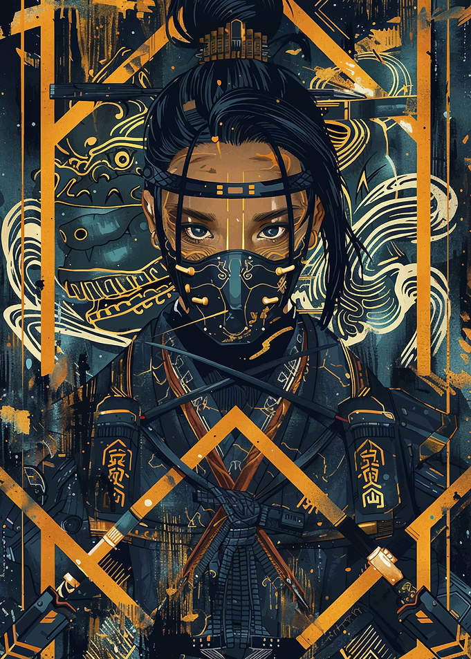 Cyberpunk Samurai