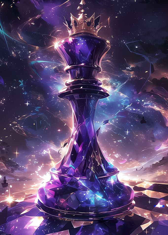 Chess King in Space