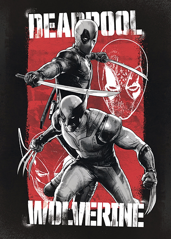 D & W Black White Red