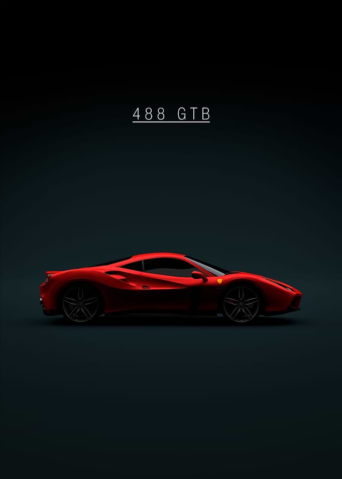 Ferrari 488 GTB 2016 Red